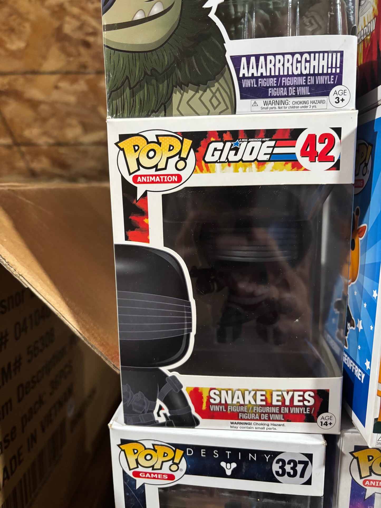 Funko Pop! Retro toys: Gi Joe G I : Snake Eyes #42 cobra