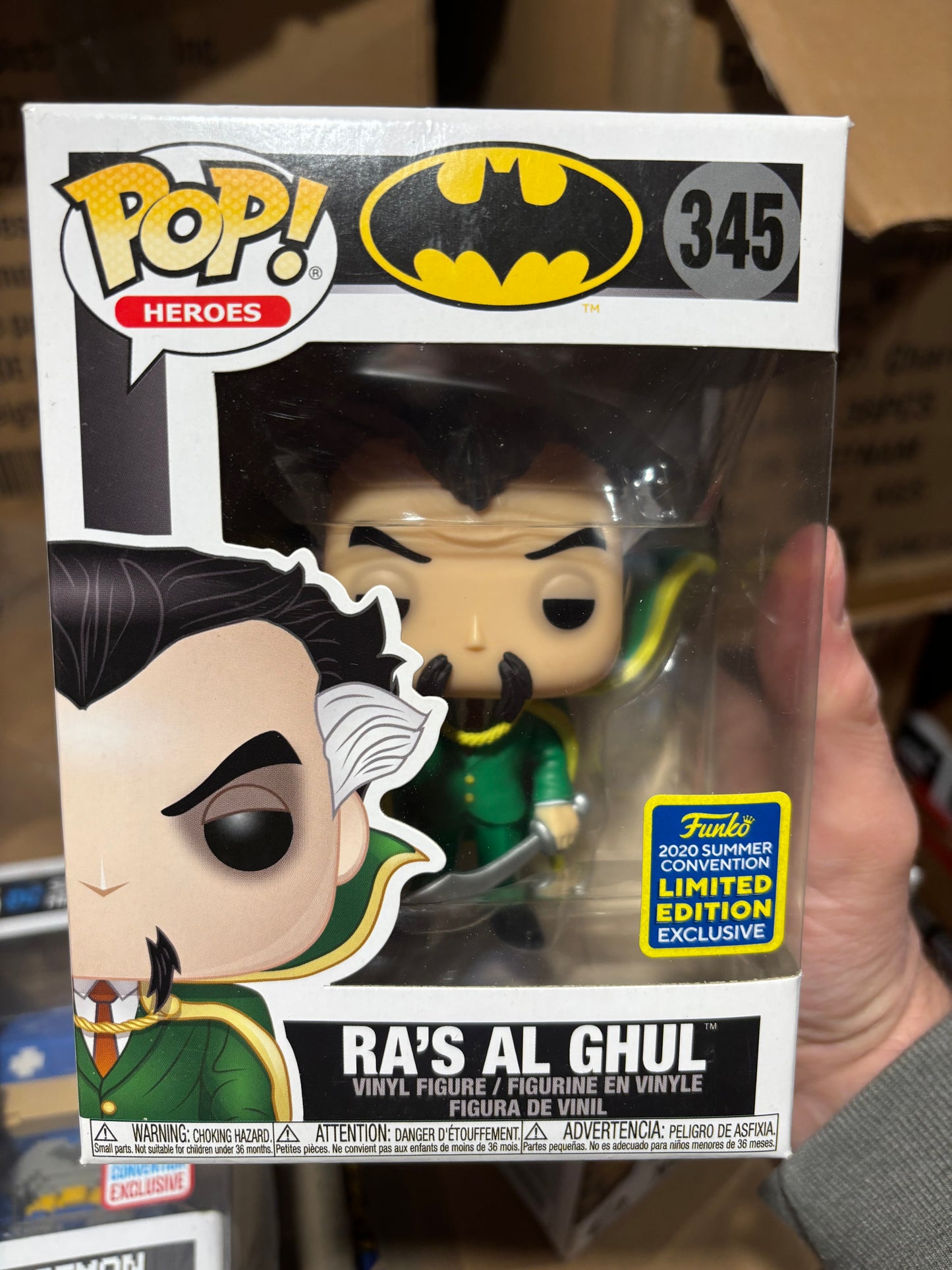 Dc Funko Pop : Super Heroes : Ra's Al Ghul #345 2020 Summer Exclusive