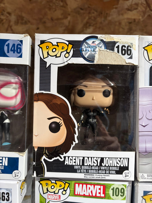 Marvel Pop! Agents of Shield : Agent  Daisy Johnson #166 box damage