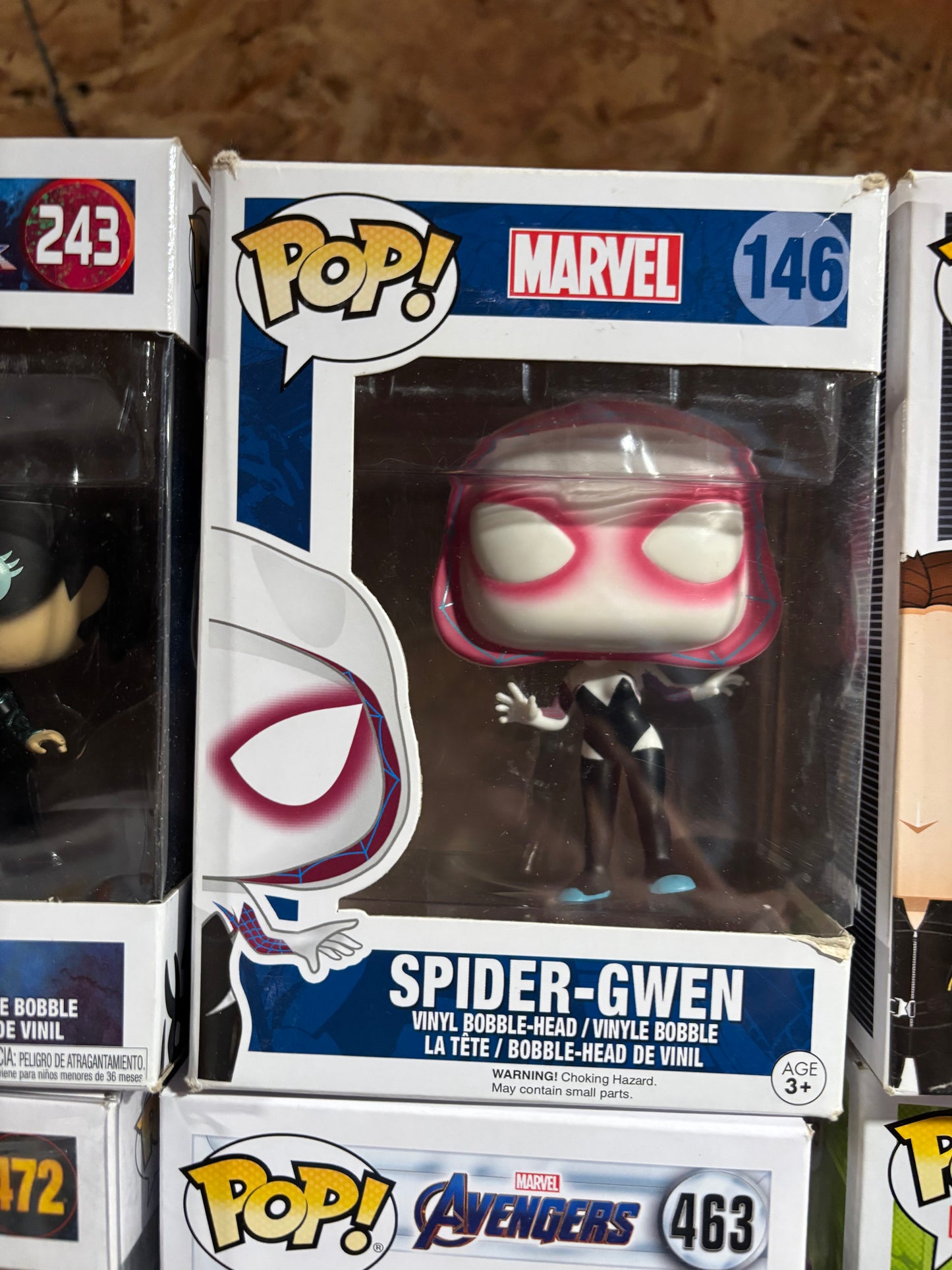 Funko Pop! Marvel  Spider-Gwen #146 slight box damage