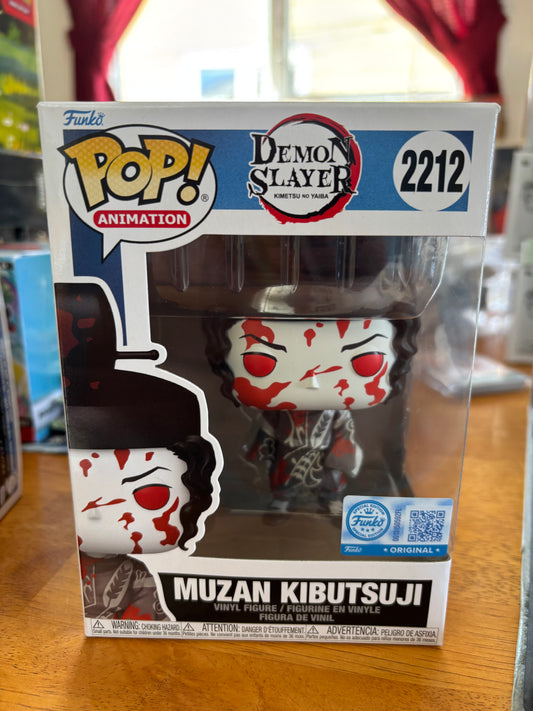 Funko Pop! Anime: Demon Slayer - Muzan Kibutsuji #2212 Bloody Exclusive