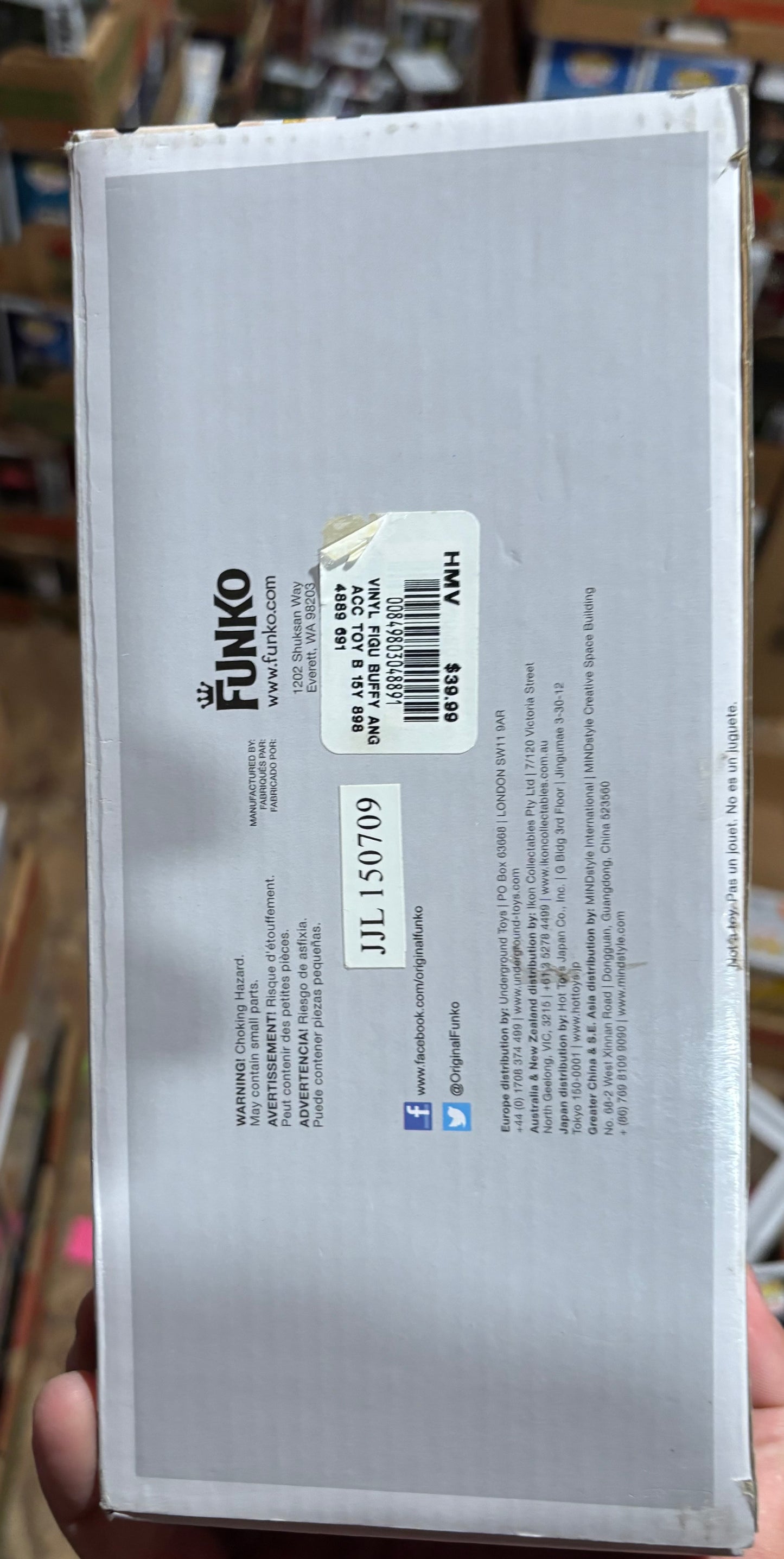 Funko Horror Pop!  - Buffy Vampire Slayer : Buffy Angel Spike triple pack hmv exclusive