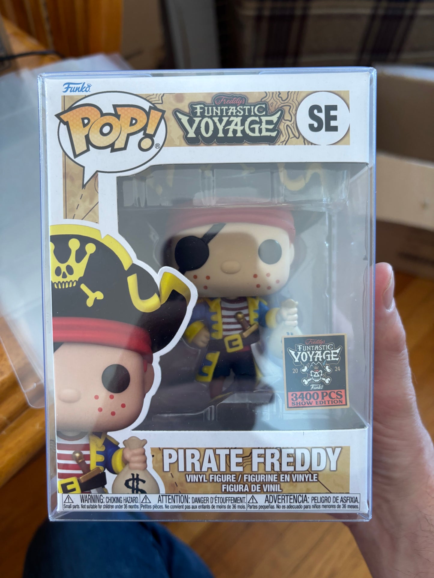 Pop! Funko : Ad Icons : Funtastic Voyage : Pirate Freddy SE Exclusive 3400 pieces