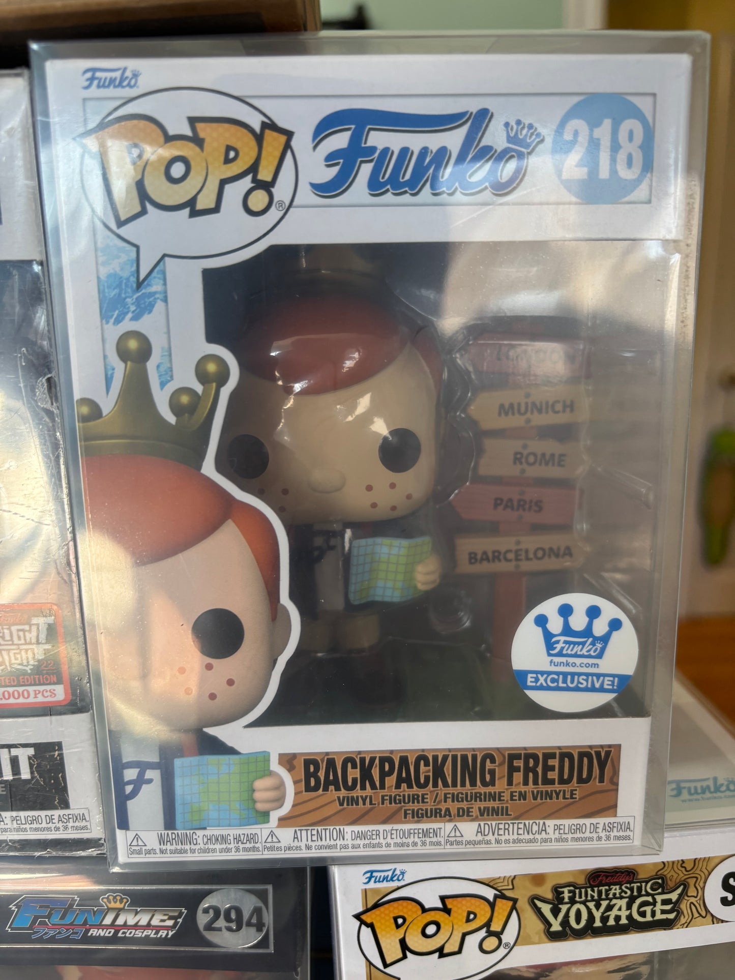 Pop! Funko : Ad Icons : Backpacking Freddy #218 Funko Exclusive