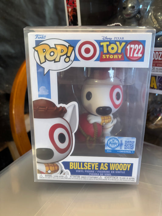 Funko Pop! Television: Toy Story Disney Target : Bullseye as woody #1722 Exclusive