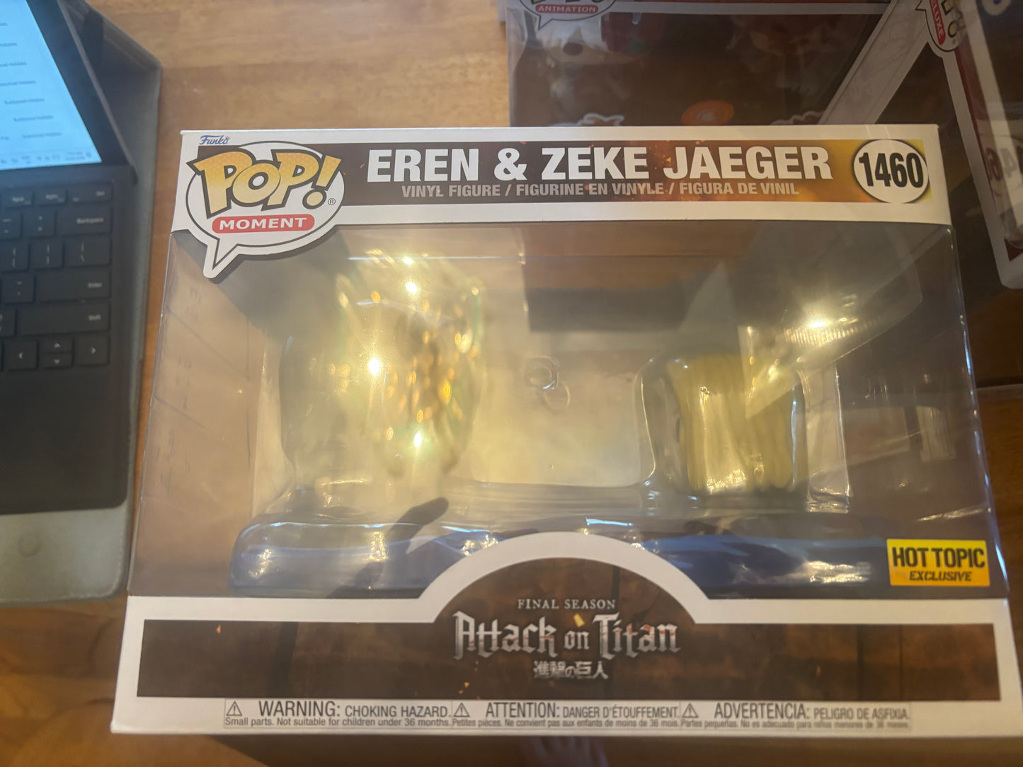 Funko Pop! Attack On Titan : Eren & Zeke Jaeger #1460 Hot topic Exclusive