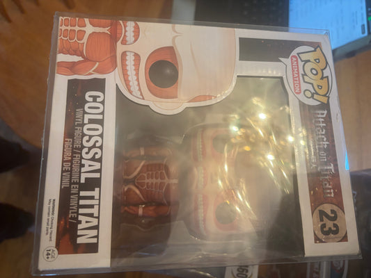 Funko Pop! Attack On Titan : Colossal Titan #23 6 inch Deluxe