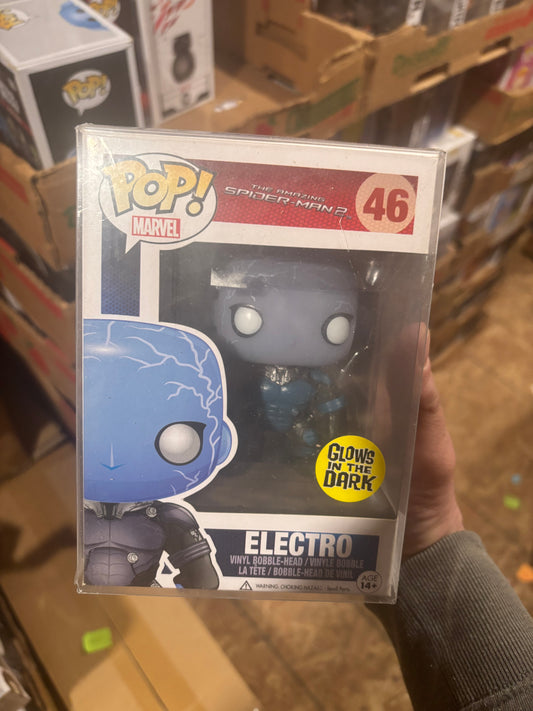 Funko Marvel Pop!  the amazing Spider-man : Electro #46 GID
