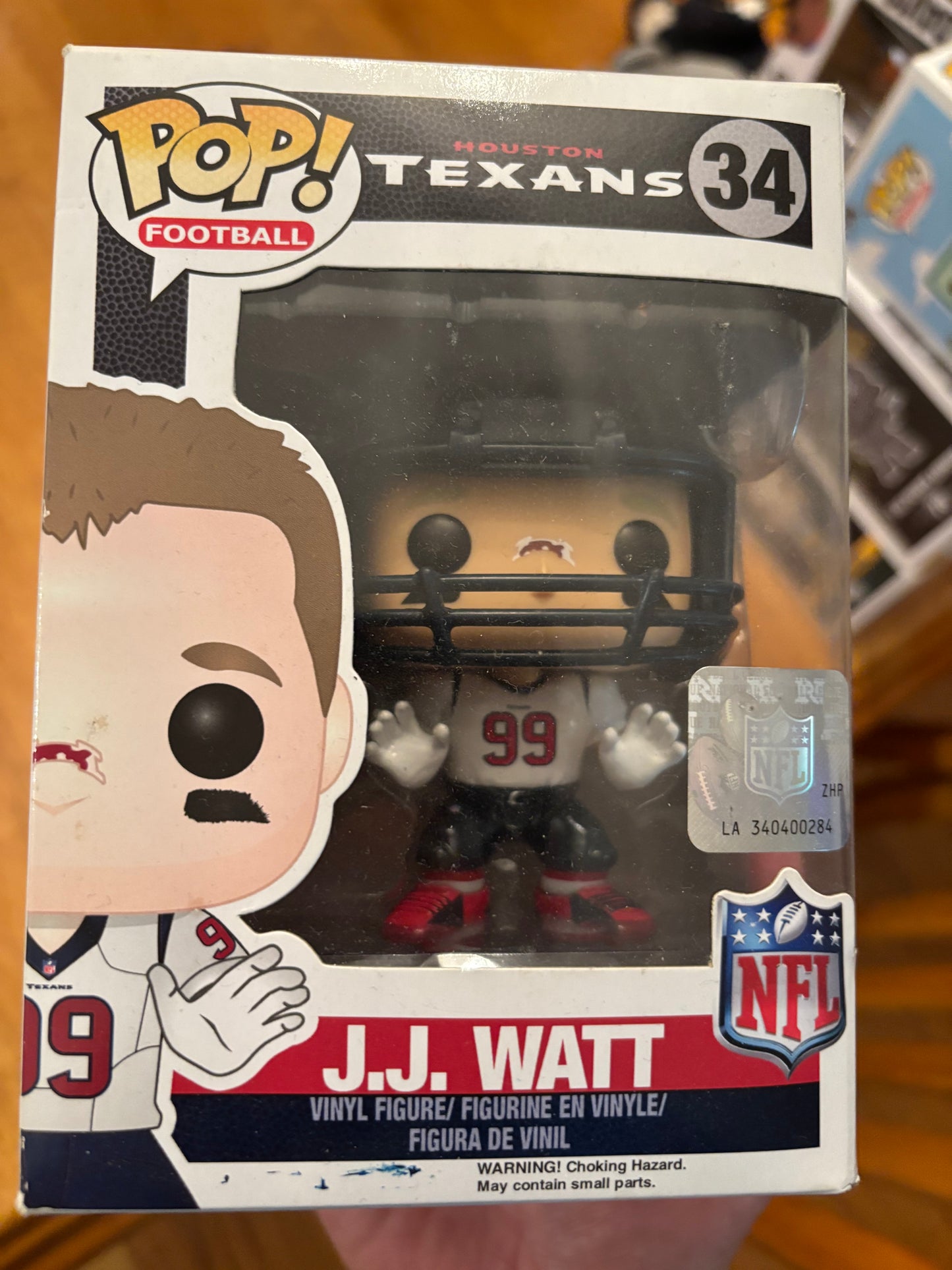 NFL Pop!  J. J. Watt #34 Houston Texans