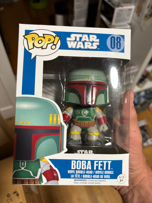 Star Wars Pop! Boba Fett #08 Blue Box