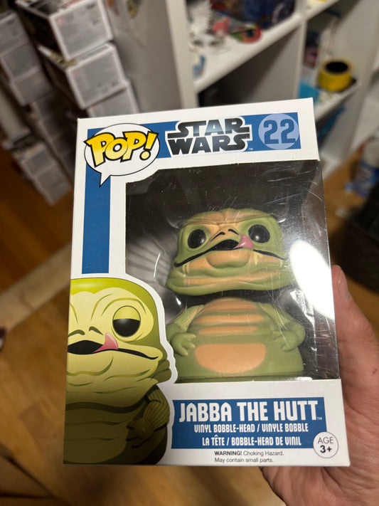 Star Wars Pop! Jabba The Hutt #22 Blue Box