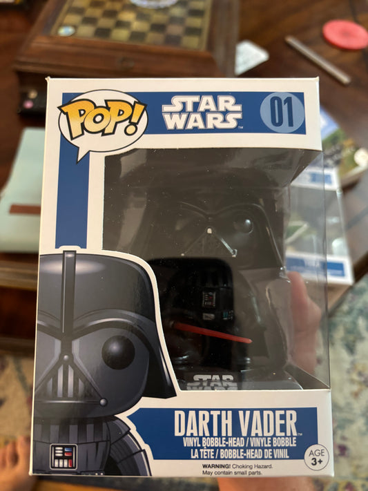 Star Wars Pop!  Darth Vader #01 Blue box