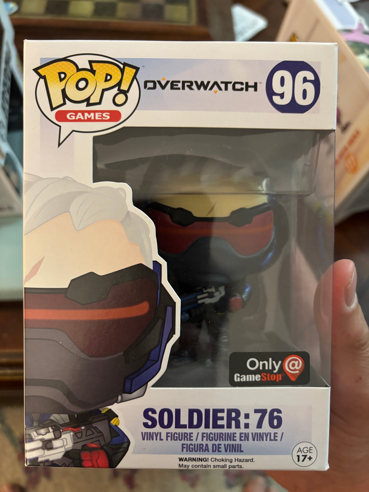 Funko Pop! Overwatch :  Soldier 76 #96 Gamestop Exclusive