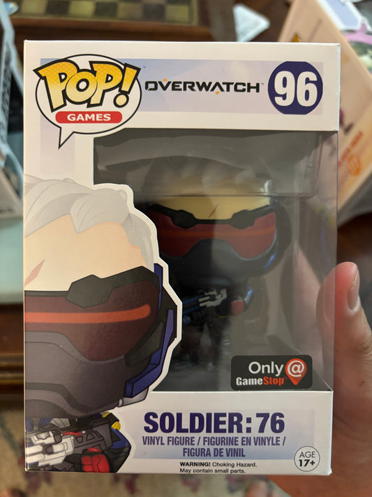 Funko Pop! Overwatch :  Soldier 76 #96 Gamestop Exclusive