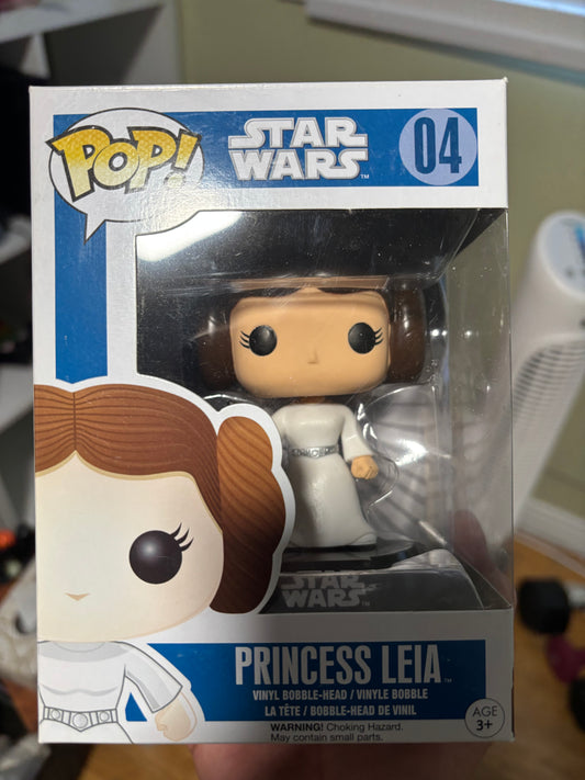 Star Wars Pop!  Princess Leia #04 Blue box