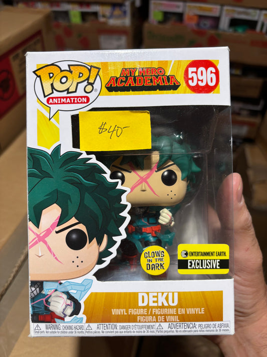 Funko! Pop Animation: My Hero Academia - Deku #596 Entertainment Earth Exclusive