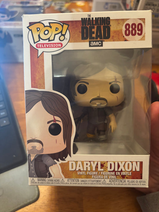 FUNKO POP! Television : Walking Dead : Daryl Dixon #889 Slight box damage