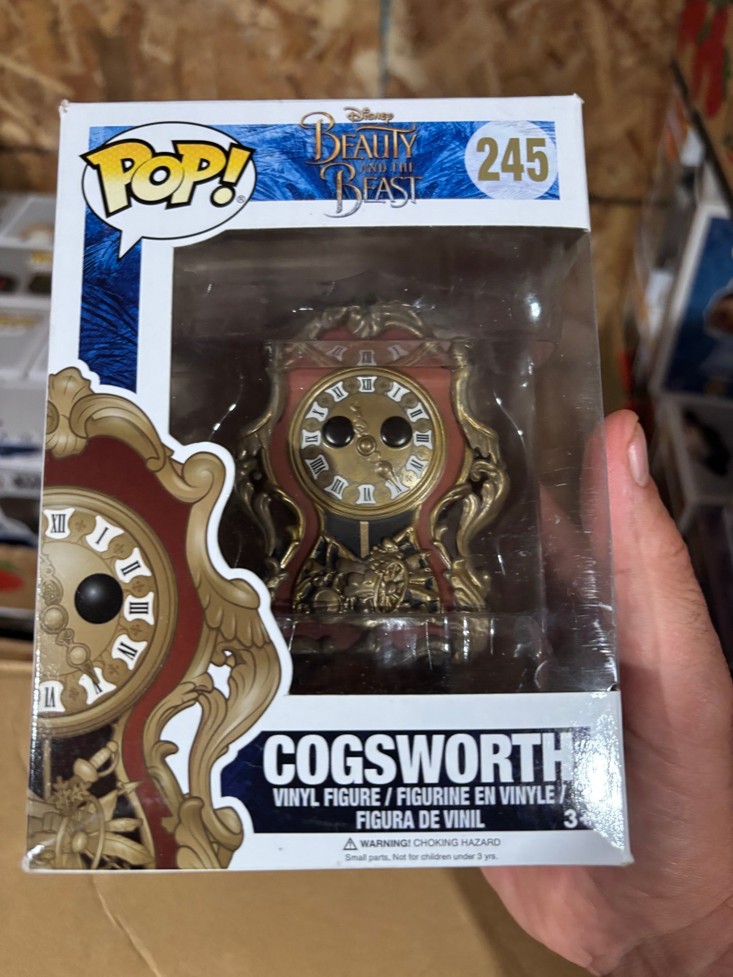 Funko Pop! Disney - Beauty And the Beast : Cogsworth #245