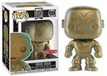 Marvel Funko Pop!  Marvel 80 Years : Iron man #498  Target Exclusive Patina