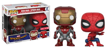 Funko Pop : Marvel : Spider-man Iron man 2 pack Spiderman homecoming Target Exclusive