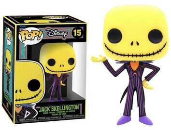 Disney Pop! Nightmare before Xmas Jack Skellington Black Light #15 Nbx