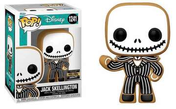 Disney Funko Pop!  Nightmare Before xmas - Jack Skellington Gingerbread #1247 Hot Topic Exclusive