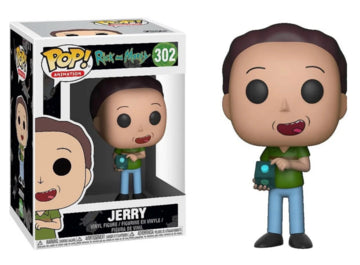 Funko Pop! Rick and Morty : Jerry with Meeseeks Box #302