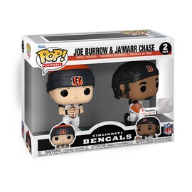 NFL Pop! Joe Burrow & Ja'Marr Chase 2 pack Fanactic Exclusive