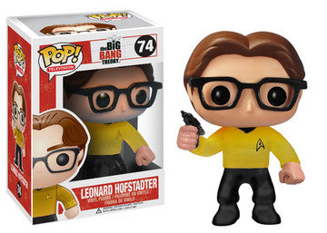 FUNKO POP! Big Bang Theory : Leonard Hofstadter #74 Star Trek