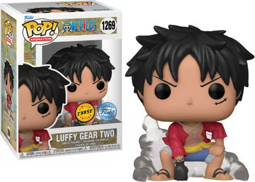 FUNKO POP! Anime: Chase : One Piece : Luffy Gear Two #1269 Shared exclusive