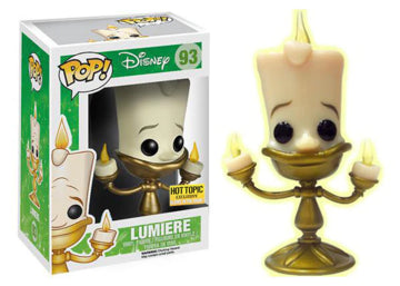 Disney Pop! Beauty and the Beast : Lumiere #93 Hot topic Exclusive