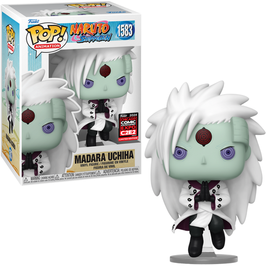 Funko Pop! Anime: Naruto: Madara Uchiha (Third Eye) C2E2 chicago sticker Convention Exclusive #1583