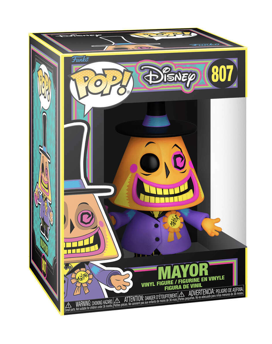Disney Pop! Nightmare before Xmas Mayor Black Light #807