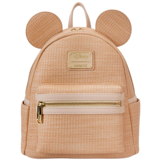 Mickey Mouse Straw Mini Backpack by Loungefly Disney