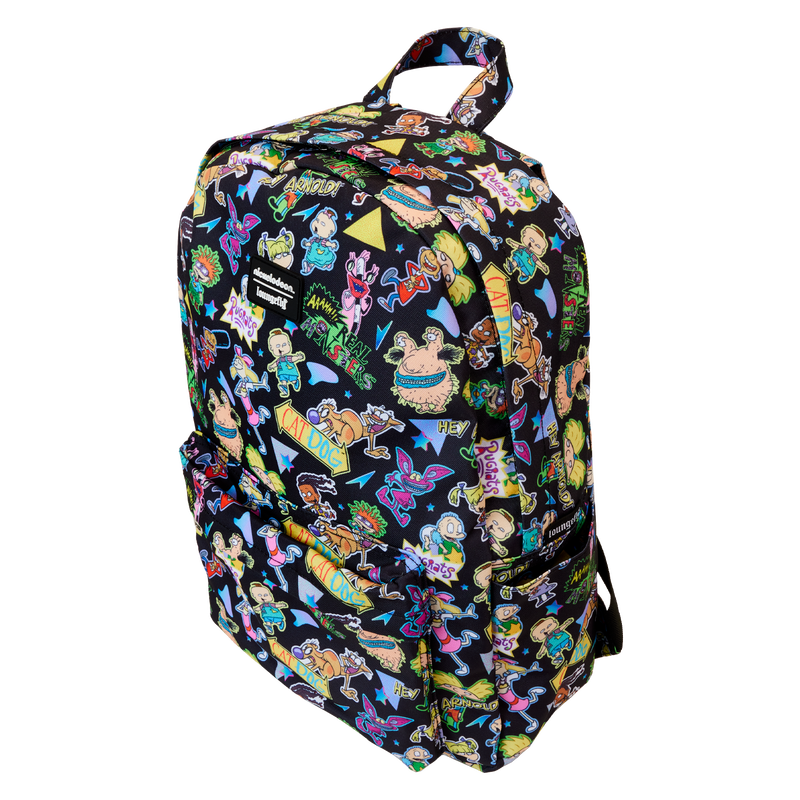 Nickelodeon Character All-Over Print Nylon Full-Size Backpack