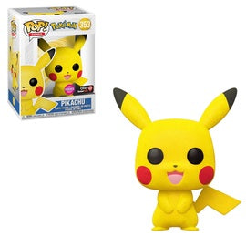 FUNKO POP! Anime: Pokemon : Pikachu #503 Eb Games Exclusive flocked