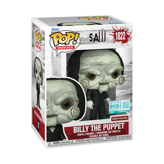 Funko Pop! Movies: Saw: Billy the Puppet (LE 9,500) Funko Supreme Exclusive