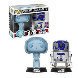 Funko Pop : Star wars : Princess Leia & R2-d2 2pack 2017 Summer Exclusive Gamestop