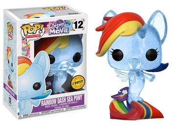 Funko Pop! Animation: Rainbow Dash Sea Pony #12 Chase MLP My Little Pony