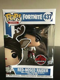 Funko Pop : Video Games : Fortnite : Red-nosed Raider #437 Eb games exclusive