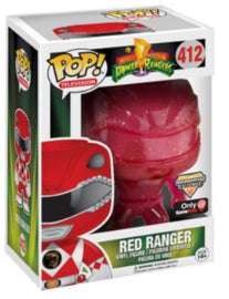 Funko Pop! TV: Mighty Morphin Power Rangers :  Red Ranger #412 Morphing Gamestop Exclusive