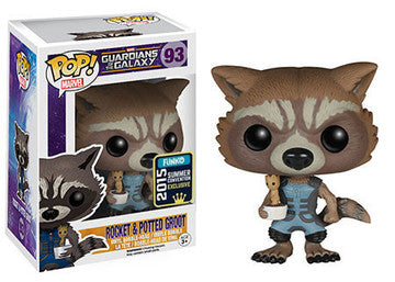 Funko Marvel Pop!  Guardians of the Galaxy : Rocket & Potted Groot #93 2015 Summer Exclusive