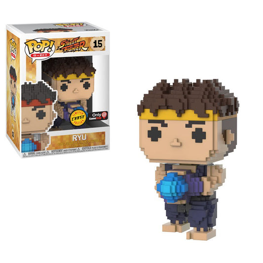 FUNKO POP! Street Fighter : 8-bit Ryu Chase #15 Gamestop Exclusive