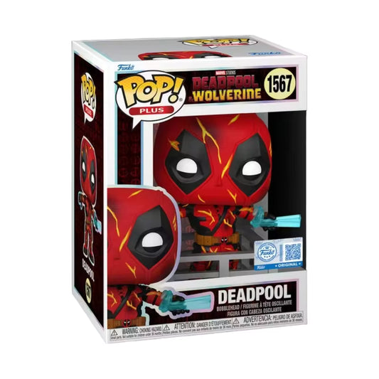 Marvel Funko Pop!  Deadpool vs Wolverine : Deadpool #1567 Exclusive  (end of movie scene)