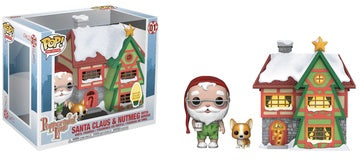 FunKo Pop! Town: Holiday - Santa Claus & nutmeg with House #01