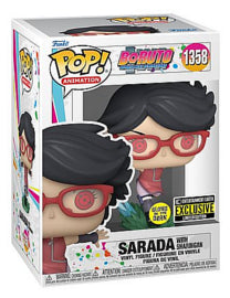 FUNKO POP! Anime: Naruto : Boruto : Sarada with Sharingan #1358 Entertainment Earth Exclusive