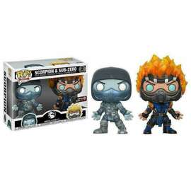 FUNKO POP! Mortal Kombat : Scorpion and Sub-zero 2 pack Gamestop Exclusive