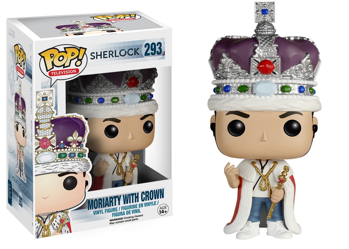 Funko Pop! V : Sherlock Holmes : Moriarty with Crown #293
