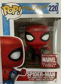 Funko Pop : Marvel : Spider-man #220  Spider-man homecoming Spiderman Marvel Collector Corps