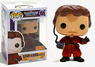 Funko Pop : Marvel : Star-Lord Mixed tape #155 Guardians of the Galaxy Box Lunch Exclusive